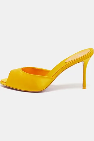 Christian Louboutin Satin Me Dolly Slide Sandals Size 38