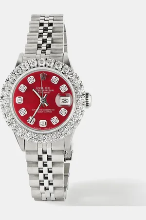 Rolex Customised MOP 2CT Diamond Stainless Steel Datejust Automatic Women