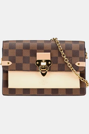 LOUIS VUITTON Damier Ebene Vavin Wallet on Chain