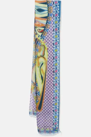 Etro Paisley Print Modal Blend Scarf