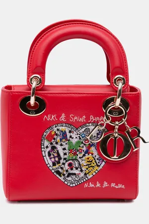 Dior Calfskin Niki De Saint Phalle Mini Lady Shoulder Bag