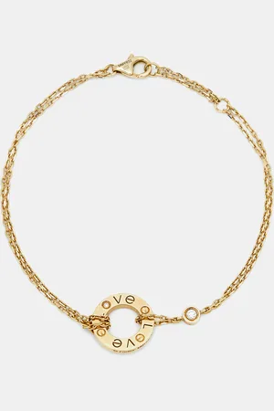 Cartier Love Diamond 18k Gold Bracelet