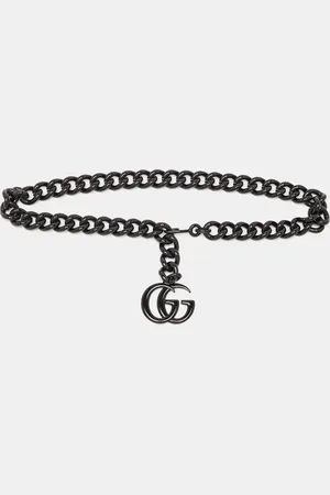 Gucci Tone Metal GG Marmont Chain Belt 85 CM