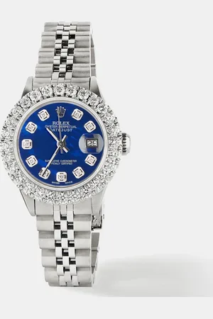Rolex Customised Royal MOP 2CT Diamond Stainless Steel Datejust Automatic Women