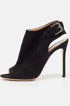 Gianvito Rossi Suede Slingback Booties Size 38.5