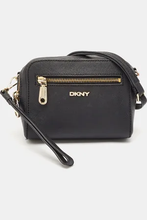 DKNY Leather Front Pocket Crossbody Bag