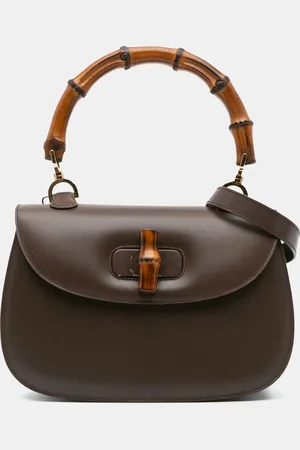 Gucci Calfskin Bamboo Night Bag