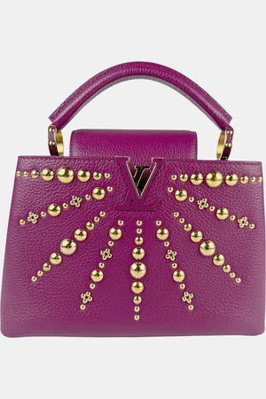 LOUIS VUITTON Leather Capucines BB Shoulder Bag