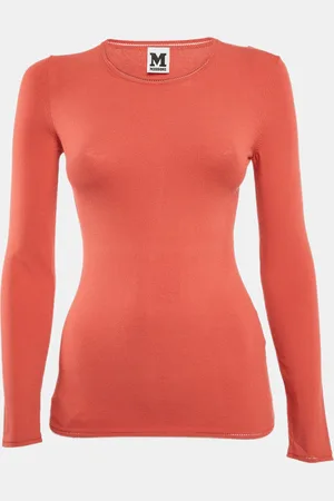 M Missoni Coral Knit Long Sleeve Top S