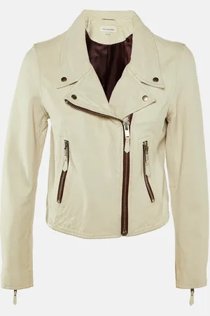 Isabel Marant Leather Zip-Up Jacket XS