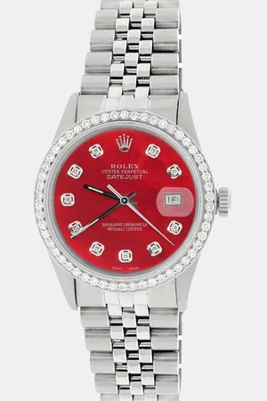 Rolex Customised Royal MOP 1.1CT Diamond Stainless Steel Datejust Automatic Men