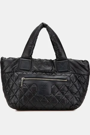CHANEL Quilted Nylon Small Coco Cocoon Tote Bag