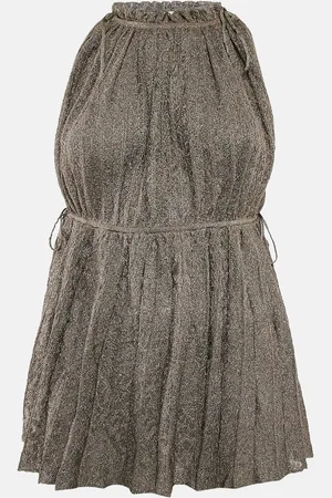 M Missoni Patterned Lurex Knit Sleeveless Top L