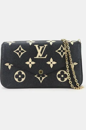 LOUIS VUITTON Bicolor Monogram Empreinte Giant Felicie Pochette