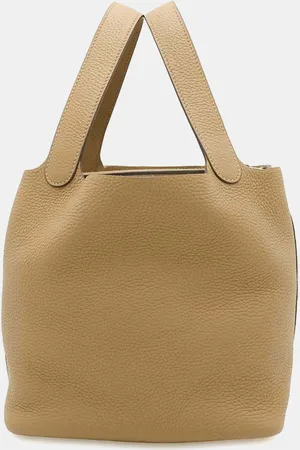 Hermès Biscuit Taurillon Clemence Picotin Lock MM Bag