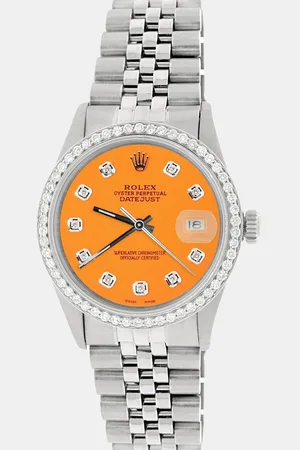 Rolex Customised 1.1CT Diamond Stainless Steel Datejust Automatic Men