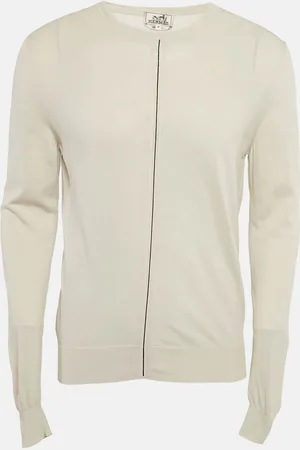 Hermès Cotton Knit Crew Neck Sweatshirt M