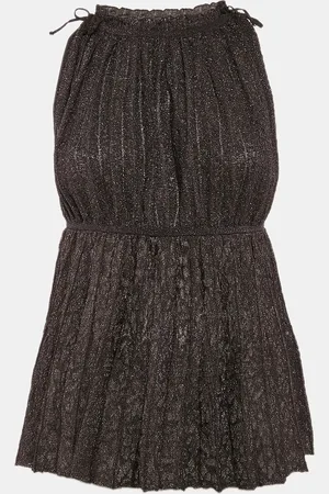 M Missoni Patterned Lurex Knit Sleeveless Top L