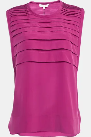 IRO Fuchsia Silk Sleeveless Lia Tunic M