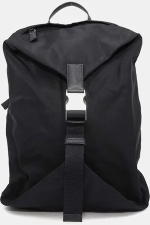Prada Nylon Re-Nylon Xsaffiano Leather Backpack