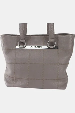 CHANEL Caviar leather cube Tote