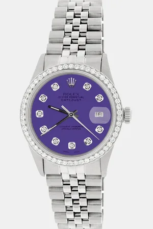 Rolex Customised 1.1CT Diamond Stainless Steel Datejust Automatic Men