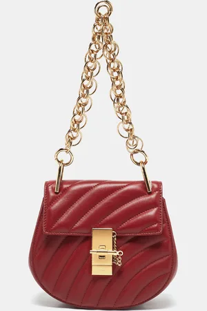 Chloé Chloé Matelassé Leather Mini Drew Chian Shoulder Bag