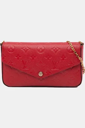 LOUIS VUITTON Leather Monogram Empreinte Felicie Pochette