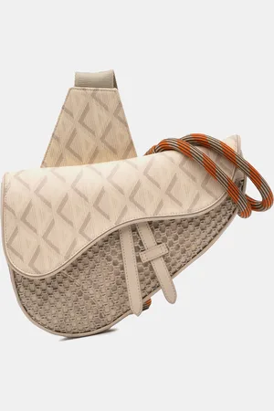 Dior Coated Canvas CD Diamond Nautic Saddle Crossbody Bag