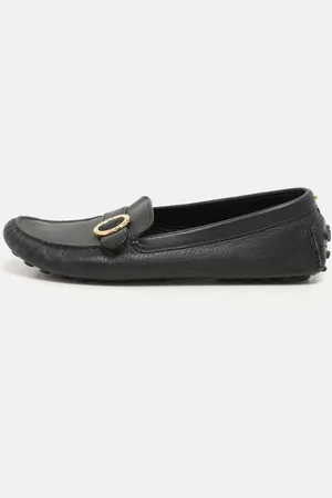 Salvatore Ferragamo Leather Buckle Loafers Size 39