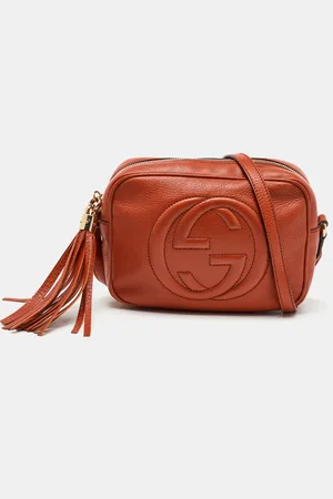 Gucci Leather Small Soho Disco Crossbody Bag