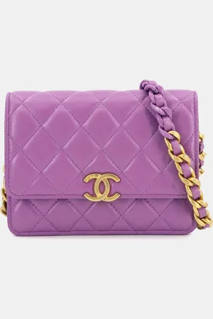 CHANEL Leather Wallet on Chain
