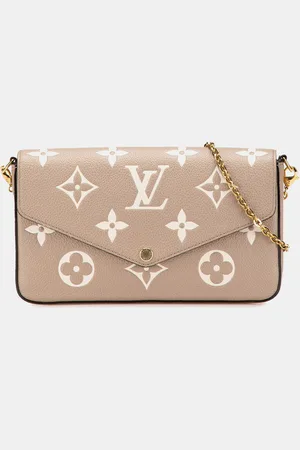 LOUIS VUITTON Monogram Empreinte Bicolor Pochette Felicie Bag