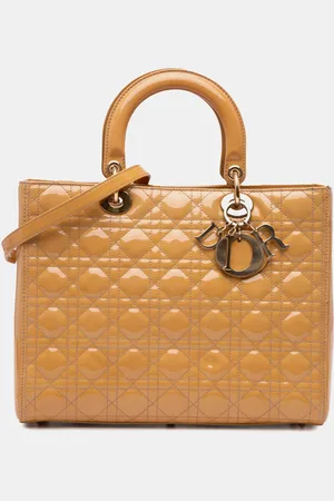 Dior Large Patent Cannage Lady Bag