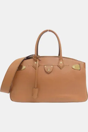LOUIS VUITTON Calf Leather All Set MM Handbag
