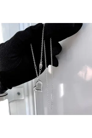 PIAGET 18K Gold Heart Necklace Full Diamonds