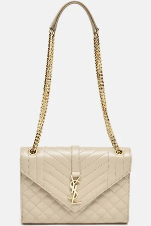 Saint Laurent Saint Laurent Mix Matelassé Leather Medium Envelope Chain Bag