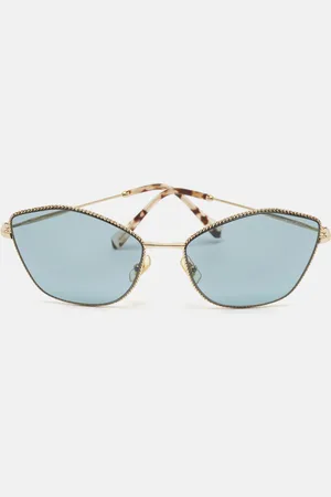 Miu Miu /Gold Gradient SMU 60V Butterfly Sunglasses