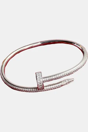 Cartier 18K Gold and Diamond Juste Un Clou Bracelet