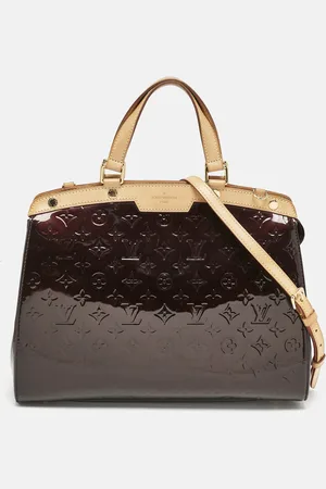 LOUIS VUITTON Amarante Monogram Vernis Brea GM Bag