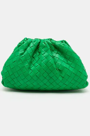 Bottega Veneta Intrecciato Leather Teen Pouch Clutch