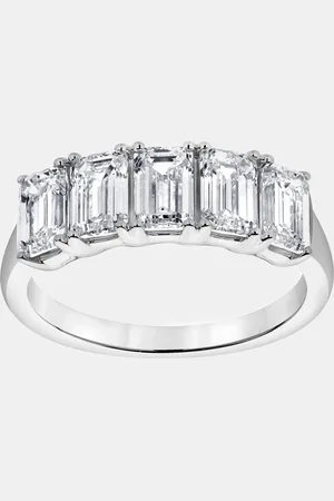 Evolve 14K Gold Lab Grown Diamond Five Stone Band (3.1 cts)