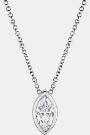 Evolve 14K Gold Lab Grown Diamond Pendant Necklace (0.63 cts)