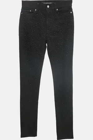 Karl Lagerfeld Studded Denim Skinny Jeans S Waist 27"