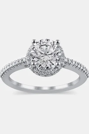 Evolve 14K Gold Lab Grown Diamond Engagement Ring (1 cts) US 7