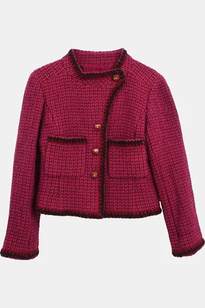 CHANEL Collarless Jacket Size 36