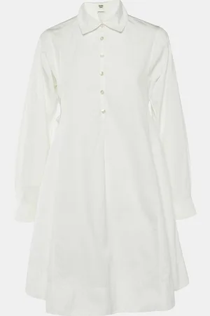 Hermès Cotton Paneled Shirt Dress M