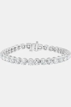 Evolve 14K Gold Lab Grown Diamond Tennis Bracelet (10 cts)
