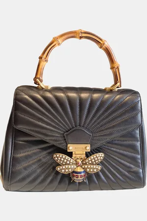 Gucci Leather Queen Margaret Top Handle Bag
