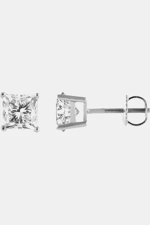 Evolve 14K Gold Lab Grown Diamond Basic Stud Earring (1.5 cts)